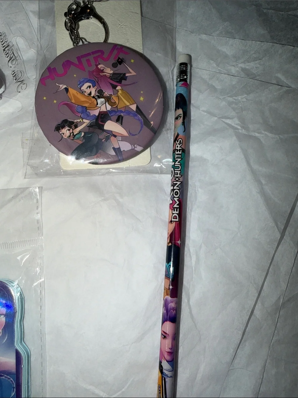 K-pop Character Party Gift Set - Purple Blue Holographic Accessories